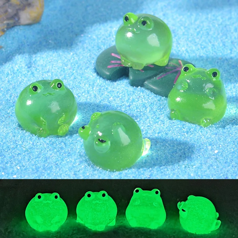 Bonsai Garden Miniature - 10/20/30pcs Luminous Green Frogs Doll House