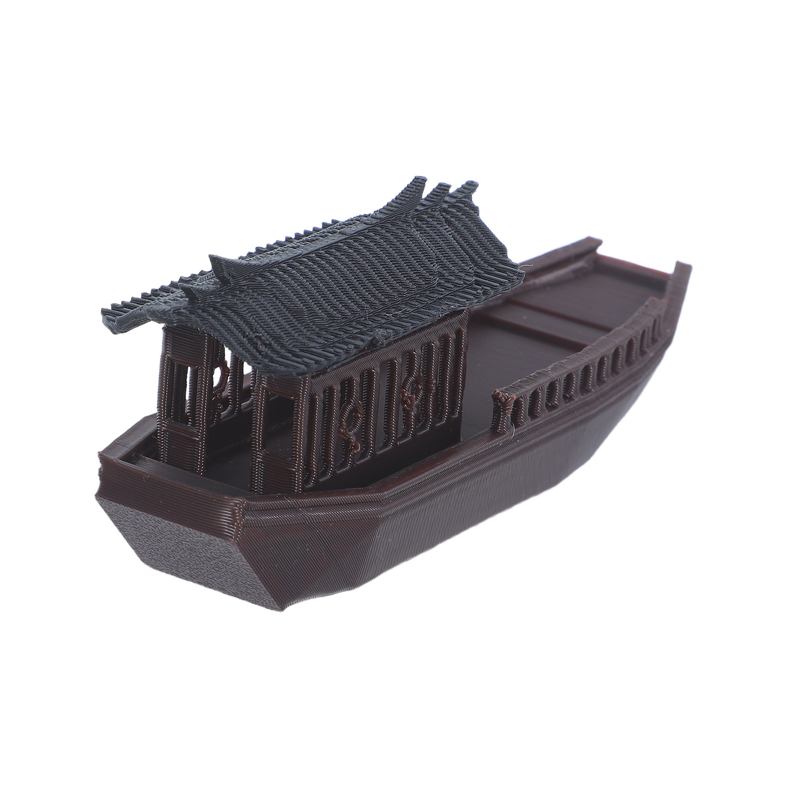 Bonsai Garden Miniature - Miniature Chinese Fishing Boat Vintage Floating