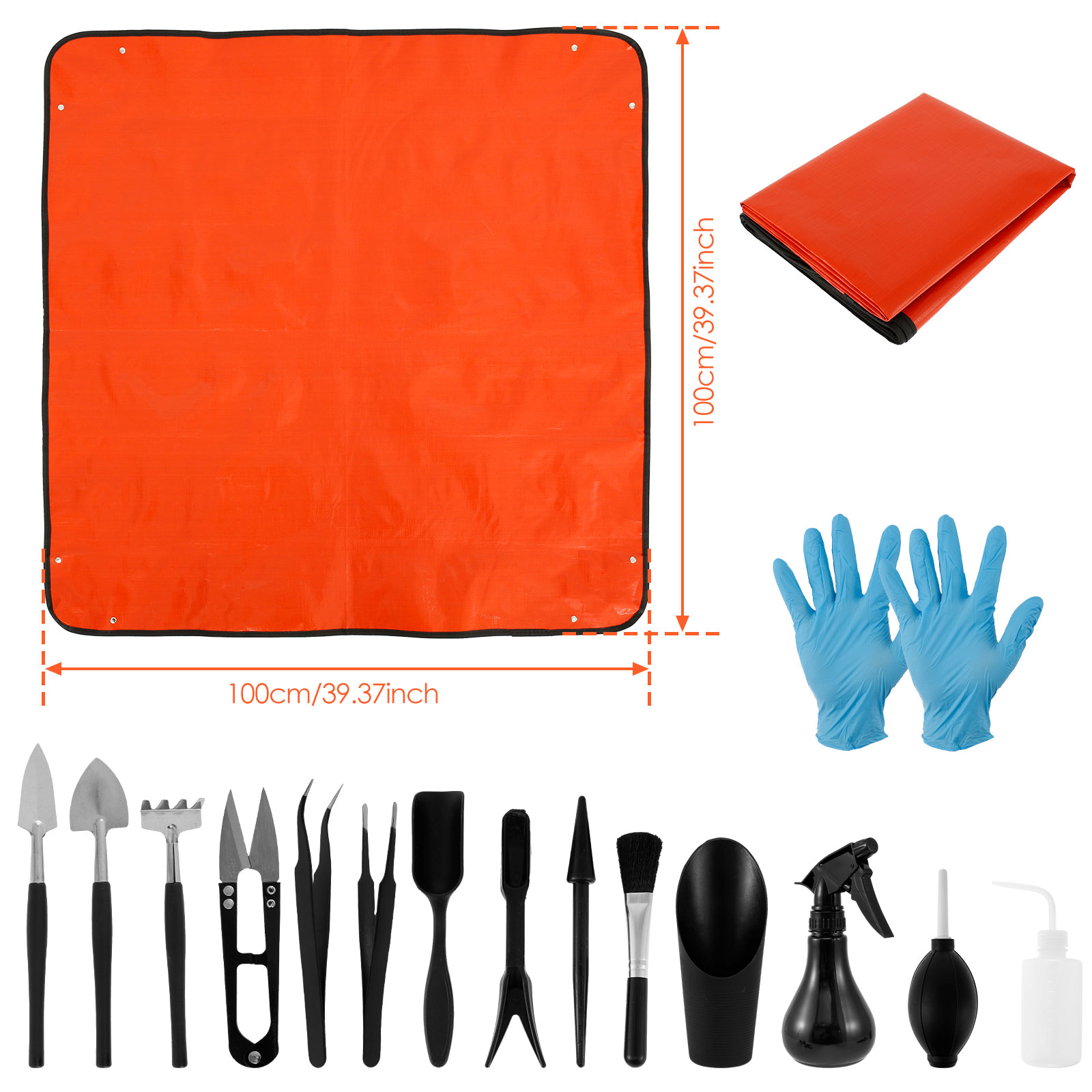 13/16Pcs Garden Succulent Plan - огляд і ціна Bonsai Repotting Mat