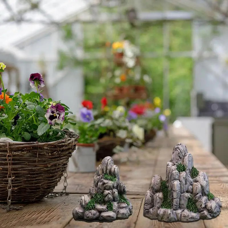 Mini Mountain Miniature Fake S - огляд і ціна Bonsai Garden Miniature