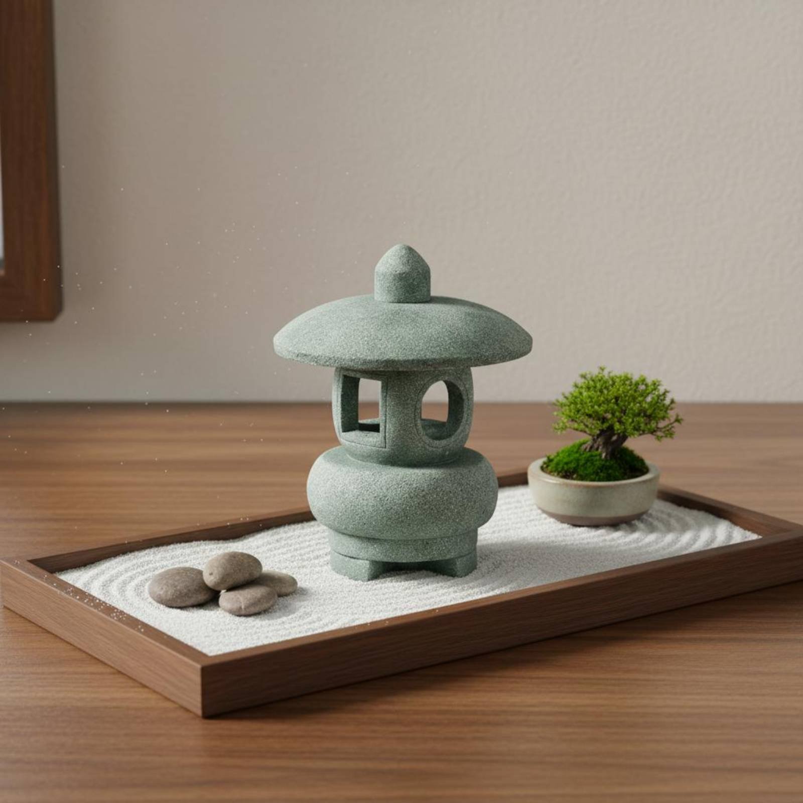 Miniature Stone Lantern Antiqu - огляд і ціна Bonsai Garden Miniature