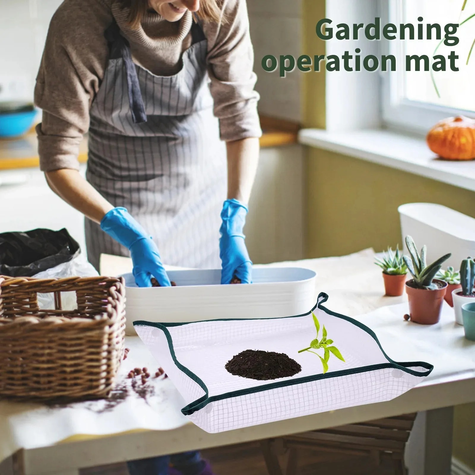 1Pc 50cm/19.68in Plant Repotti - огляд і ціна Bonsai Repotting Mat