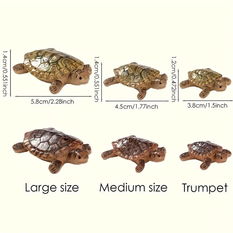 6 Mini Turtle Statues for Aqua - огляд і ціна Bonsai Garden Miniature