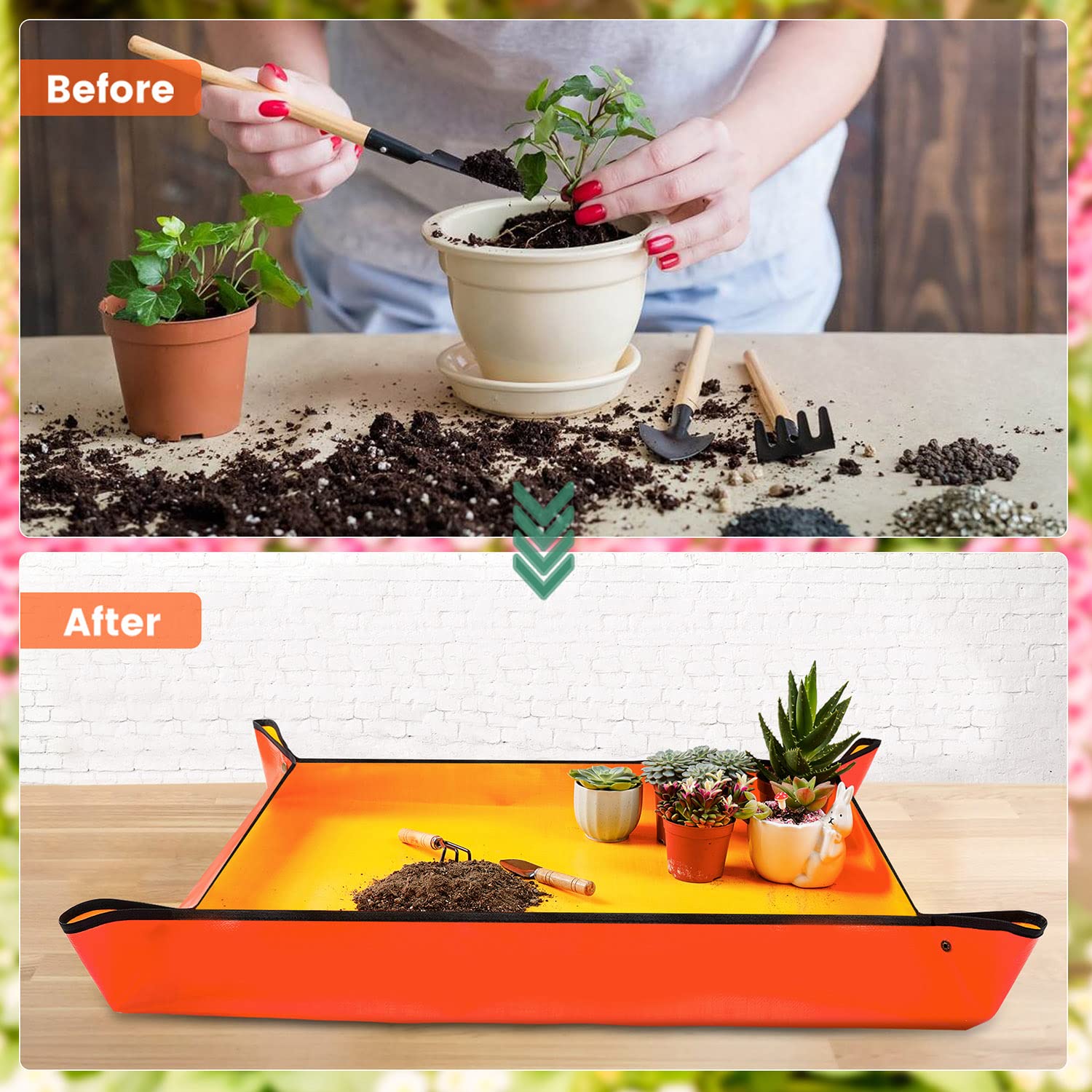 Waterproof Planting Mat PE Pla - огляд і ціна Bonsai Repotting Mat