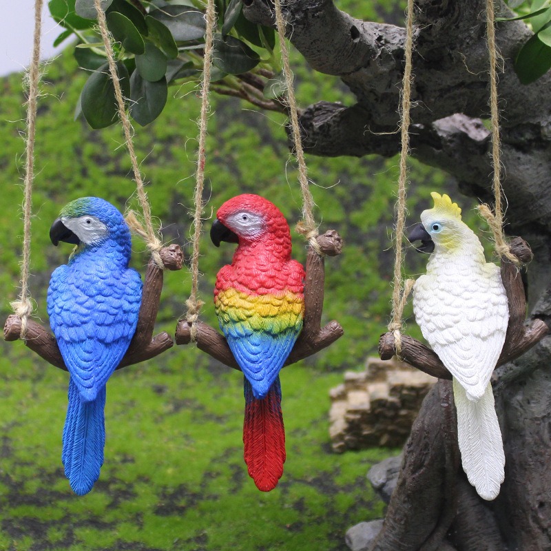 1Pcs Creative Swing Parrot Res - огляд і ціна Bonsai Garden Miniature