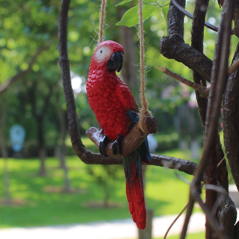 1Pcs Creative Swing Parrot Res - огляд і ціна Bonsai Garden Miniature