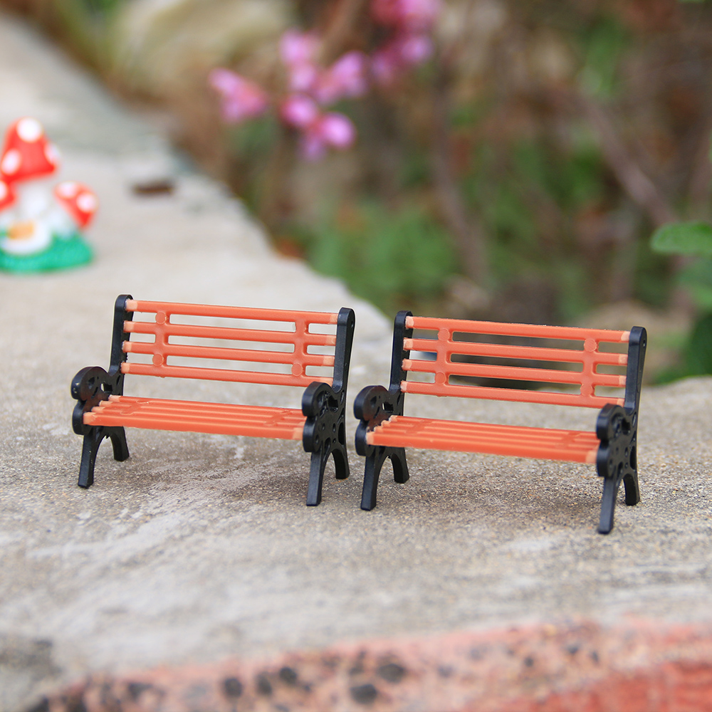 1PC Resin Miniature Bench Stoo - огляд і ціна Bonsai Garden Miniature