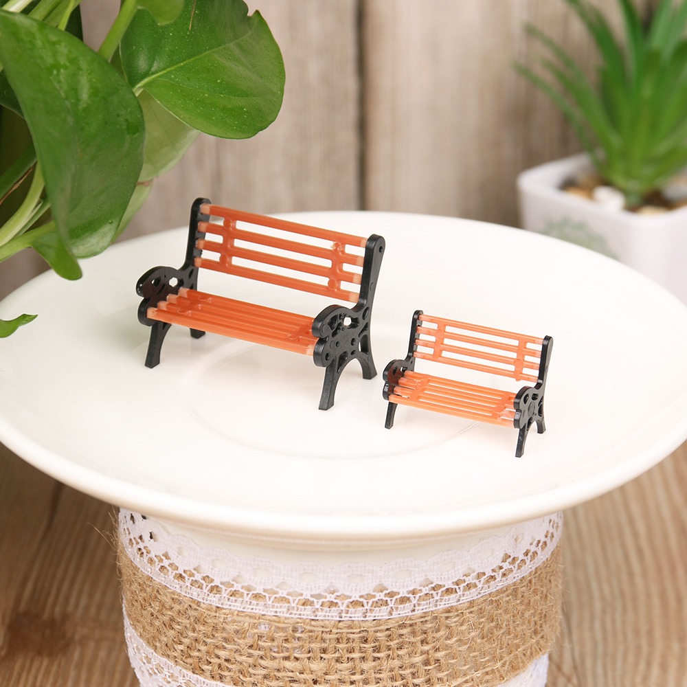 1PC Resin Miniature Bench Stoo - огляд і ціна Bonsai Garden Miniature