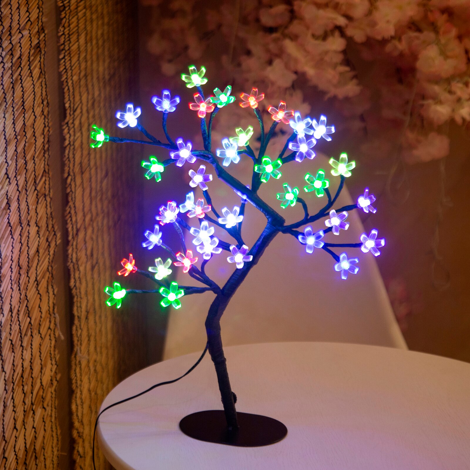 Cherry Blossom Tree Light,17in - огляд і ціна Bonsai Garden Sushi