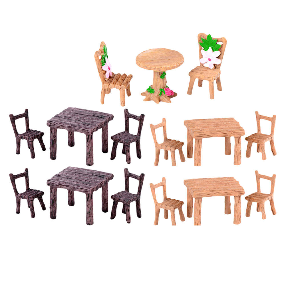 5Sets Mini Resin Miniature Cha - огляд і ціна Bonsai Garden Miniature