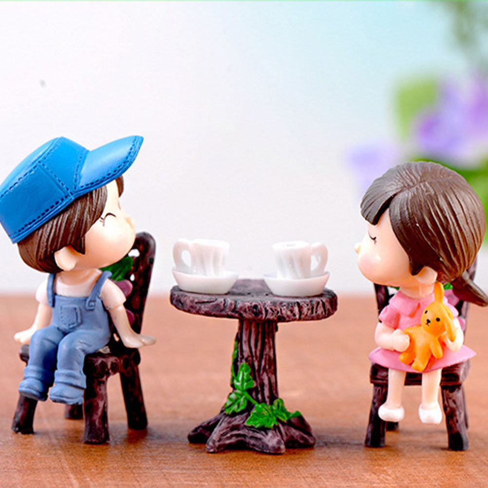 5Sets Mini Resin Miniature Cha - огляд і ціна Bonsai Garden Miniature
